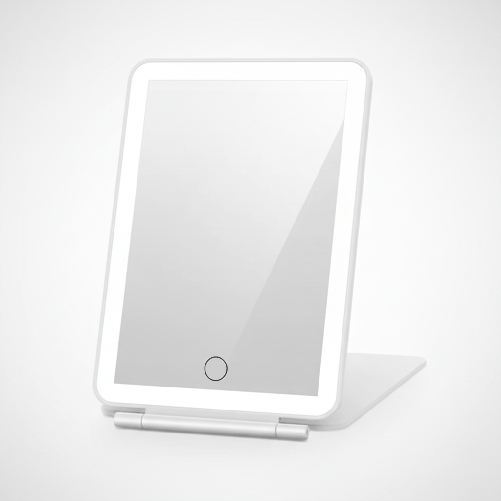 Foldable LED Touch Makeup Mirror